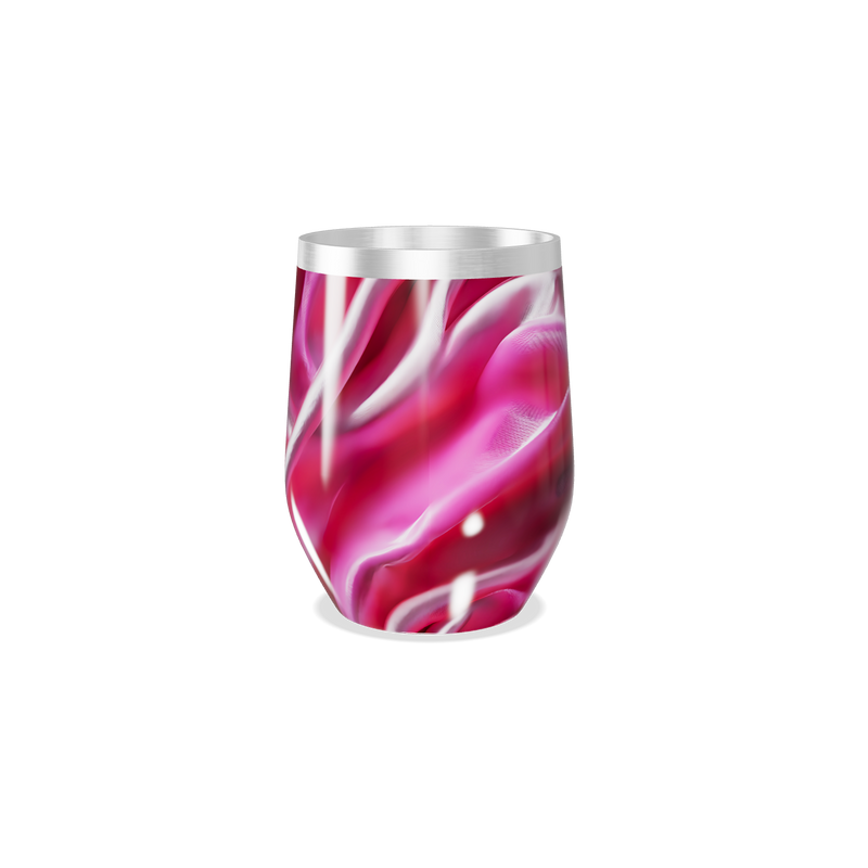 Copo Térmico Slim - Estampa Rosa Metalizado