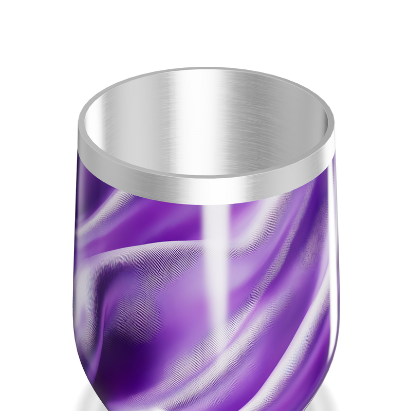 Copo Térmico Slim - Roxo Marmorizado Inox