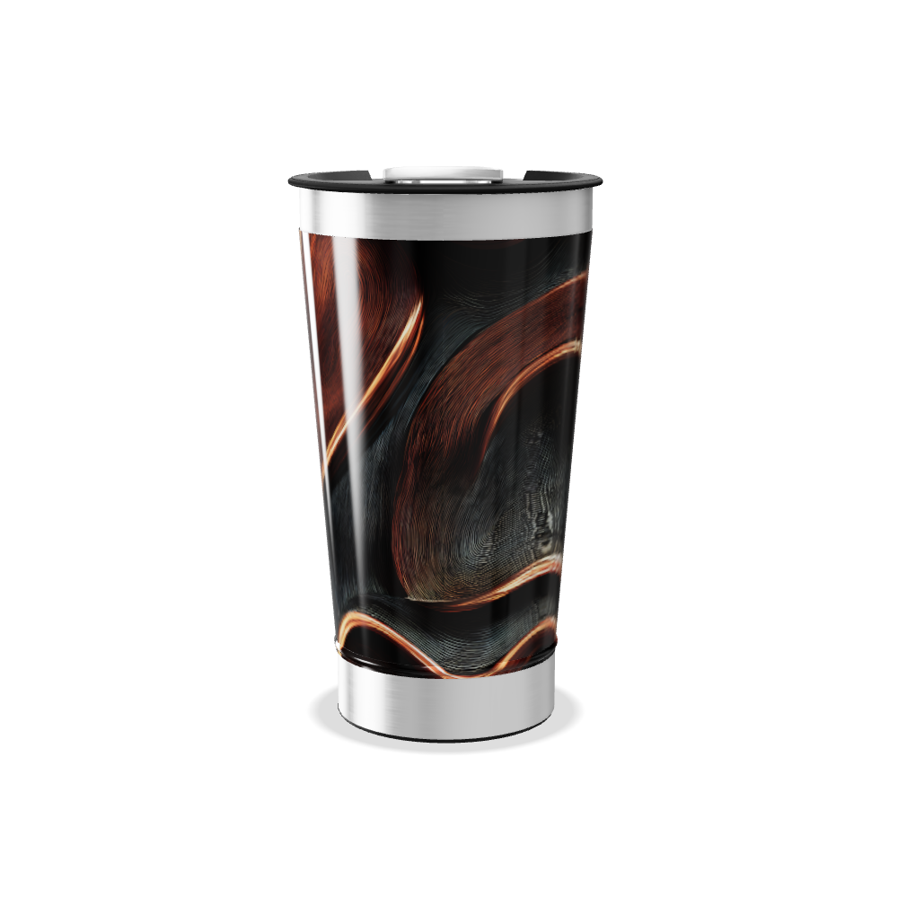 Copo Térmico - Design Abstrato Colorido