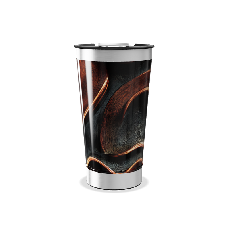 Copo Térmico - Design Abstrato Colorido