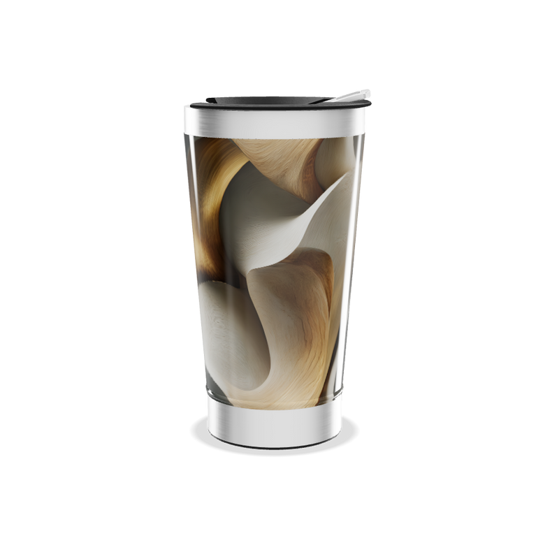 Copo Térmico - Aço Inox Estampa Abstrata