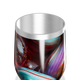 Copo Térmico Slim - Multicolorido Abstrato Aço