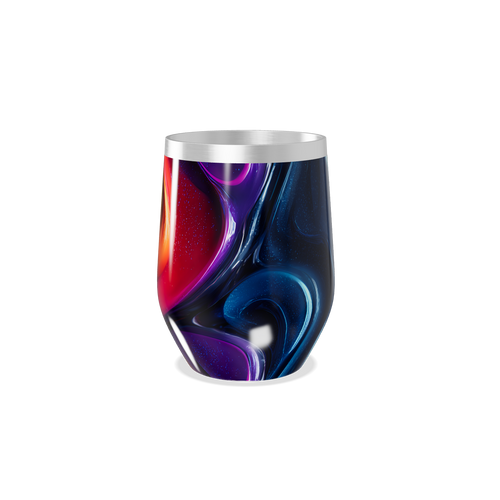 Copo Térmico Slim - Abstrato Colorido Inox