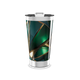 Copo Térmico - Verde com Detalhes Dourados