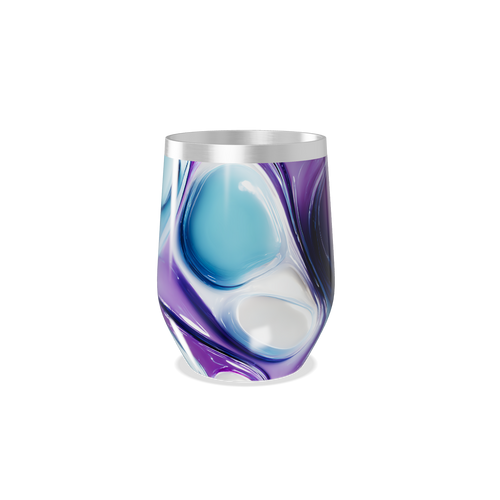 Copo Térmico Slim - Abstrato Roxo e Azul