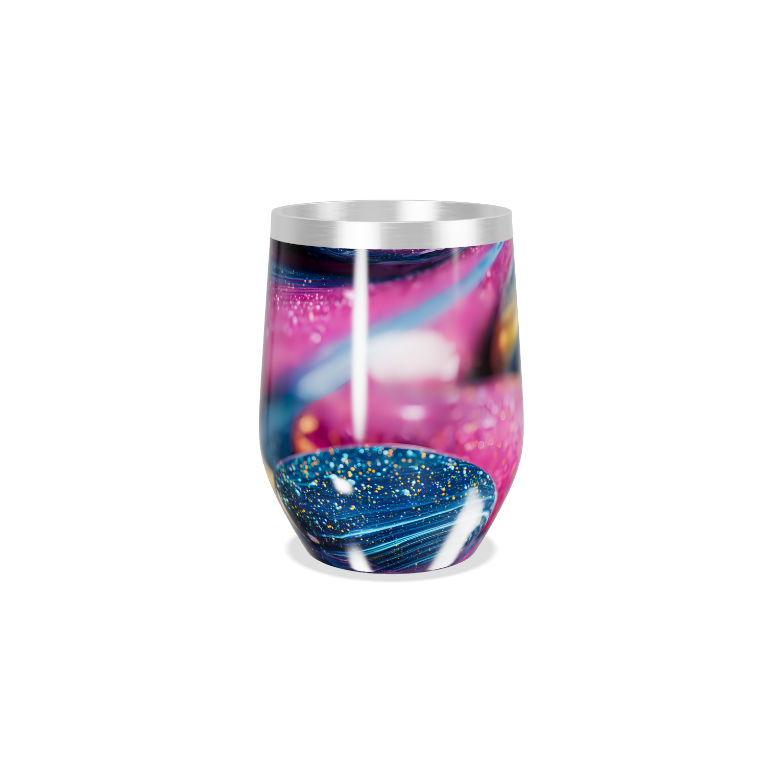 Copo Térmico Slim - Estampa Colorida Aço Inox