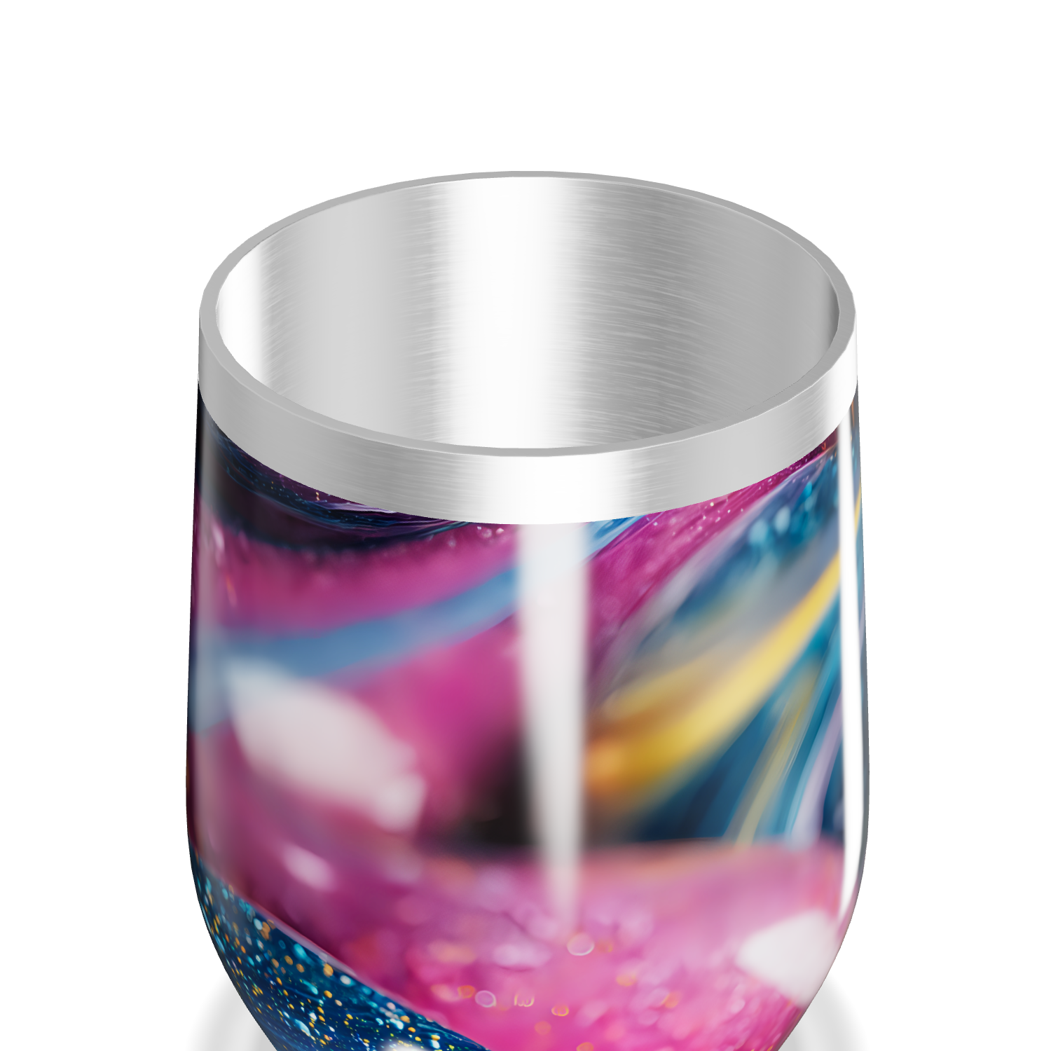 Copo Térmico Slim - Estampa Colorida Aço Inox