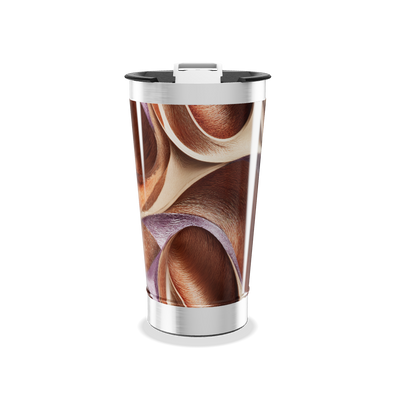 Copo Térmico - Estampa Abstrata Colorida