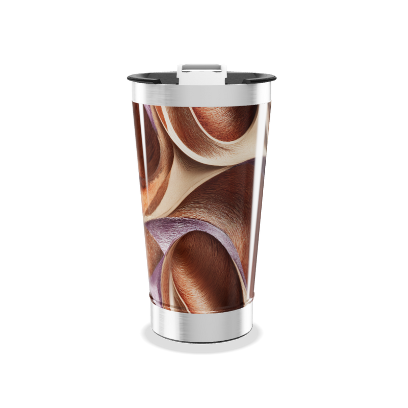 Copo Térmico - Estampa Abstrata Colorida