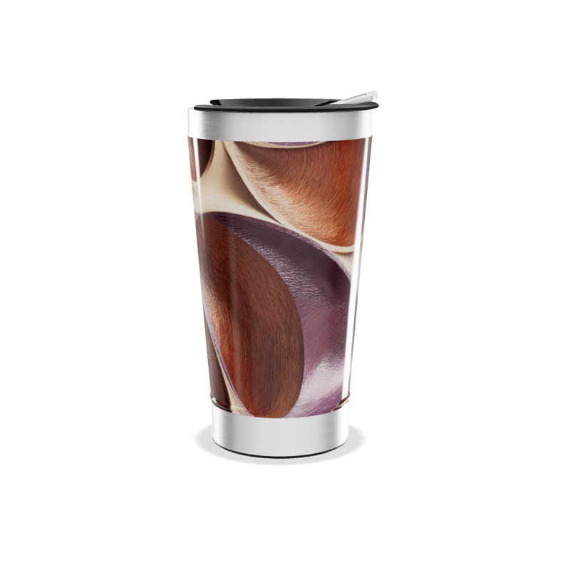 Copo Térmico - Estampa Abstrata Colorida