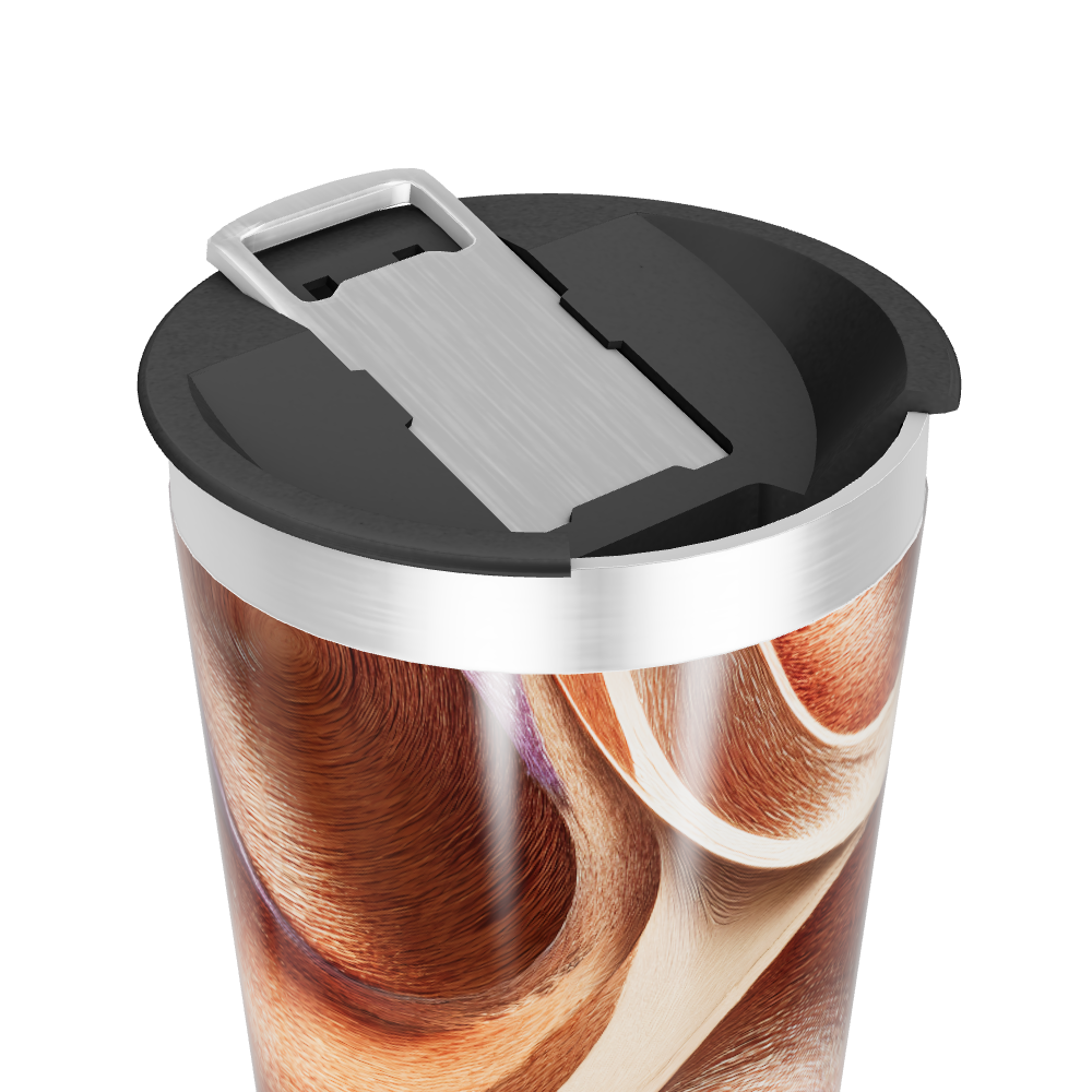 Copo Térmico - Estampa Abstrata Colorida