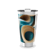 Copo Térmico - Abstrato Azul e Bege