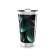 Copo Térmico - Verde Abstrato em Aço Inox
