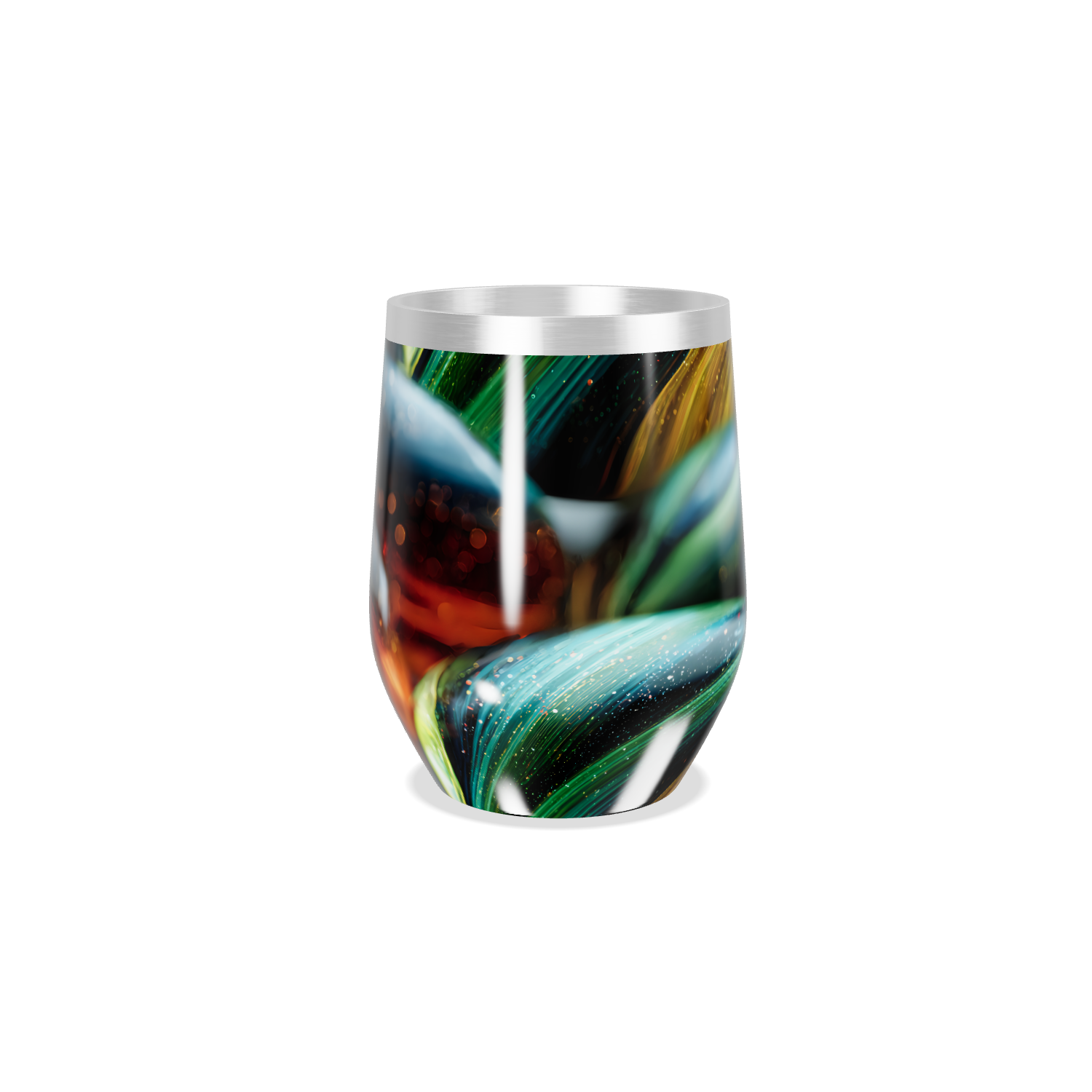 Copo Térmico Slim - Estampa Colorida Aço inox