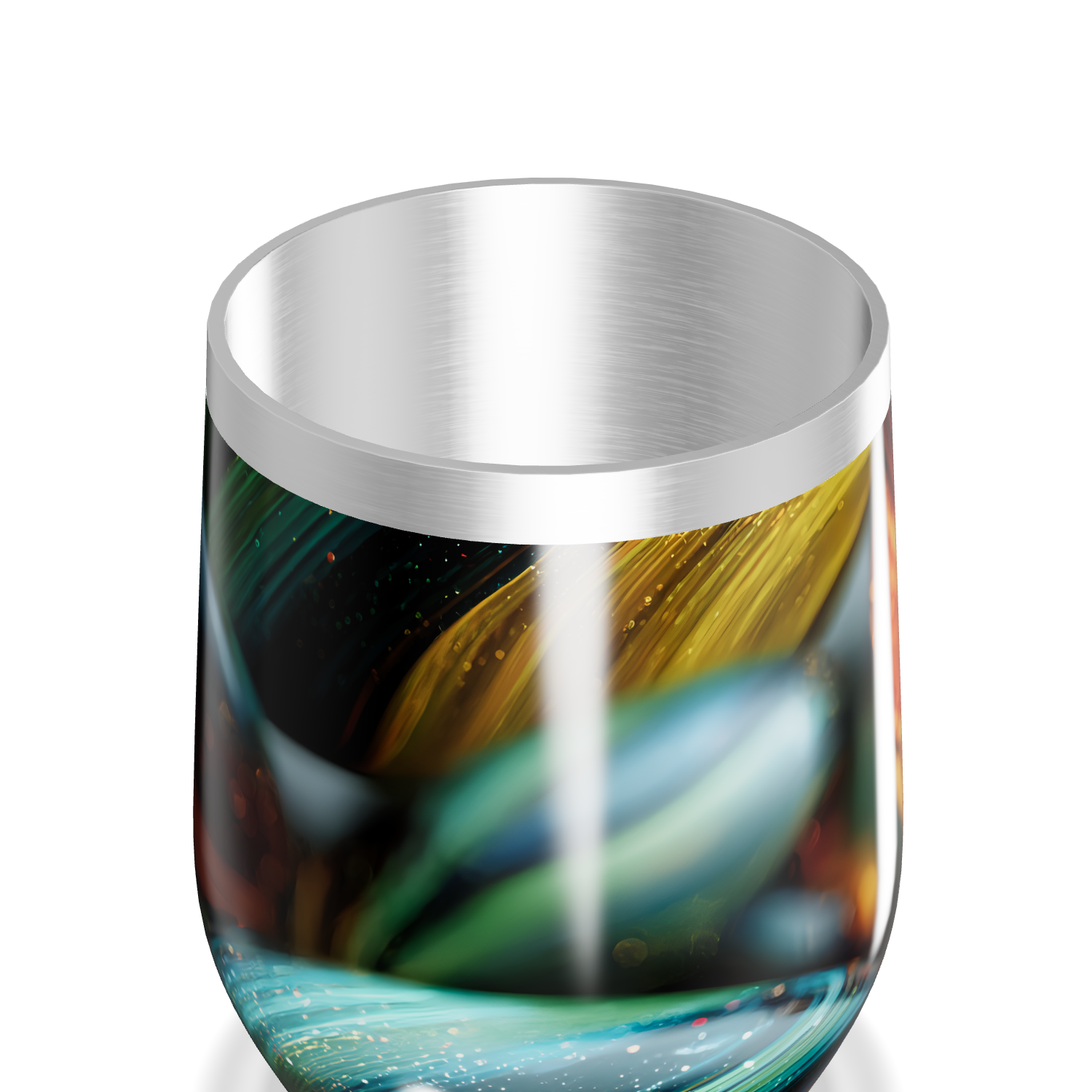 Copo Térmico Slim - Estampa Colorida Aço inox