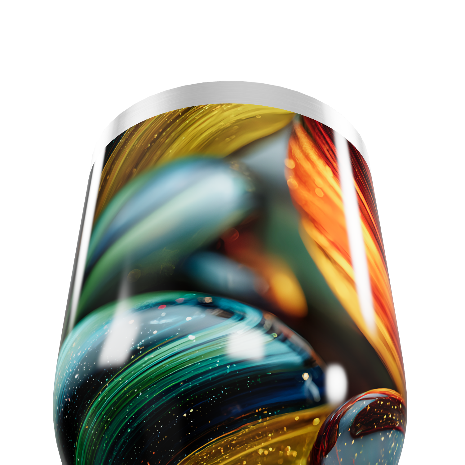 Copo Térmico Slim - Estampa Colorida Aço inox