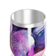 Copo Térmico Slim - Arte Abstrata Roxa