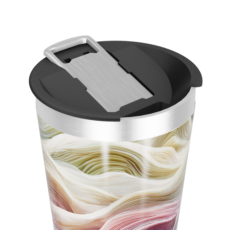 Copo Térmico - Estampa Ondas Coloridas