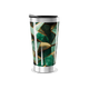 Copo Térmico - Verde com Detalhes Dourados