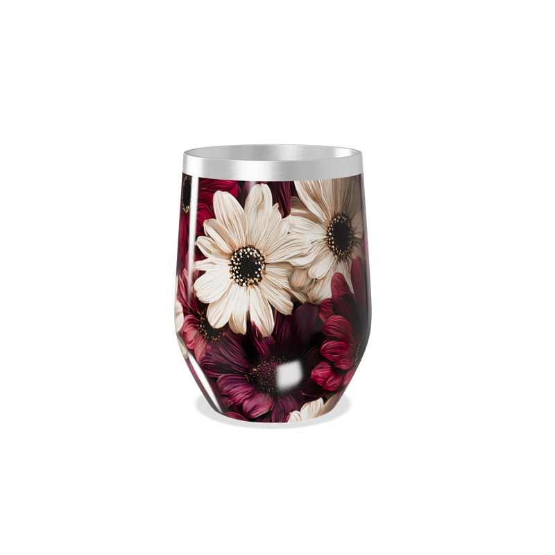 Copo Térmico Slim - Floral em Aço Inox
