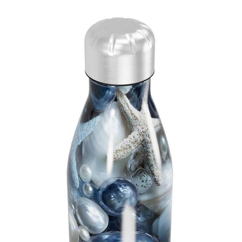 Garrafa Inox Estampa Marinha Azul