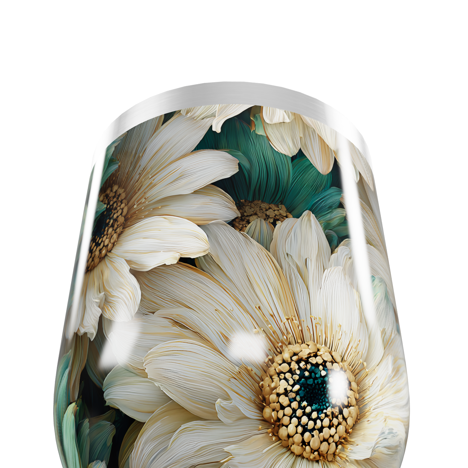 Copo Térmico Slim - Floral Vintage