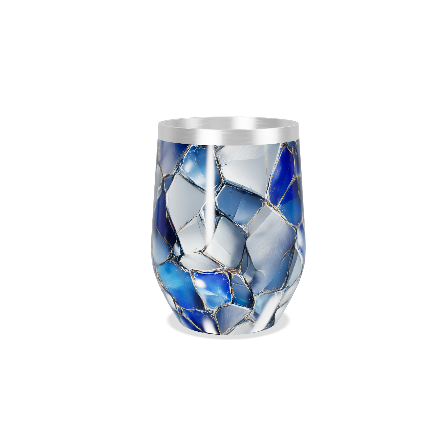 Copo Térmico Slim - Azul Vidro Quebrado