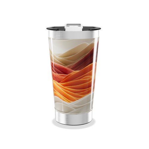 Copo Térmico - Paisagem Abstrata Colorida