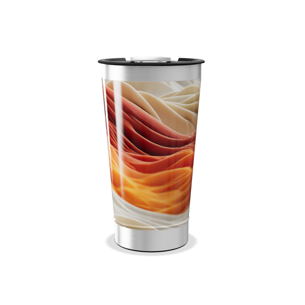 Copo Térmico - Paisagem Abstrata Colorida