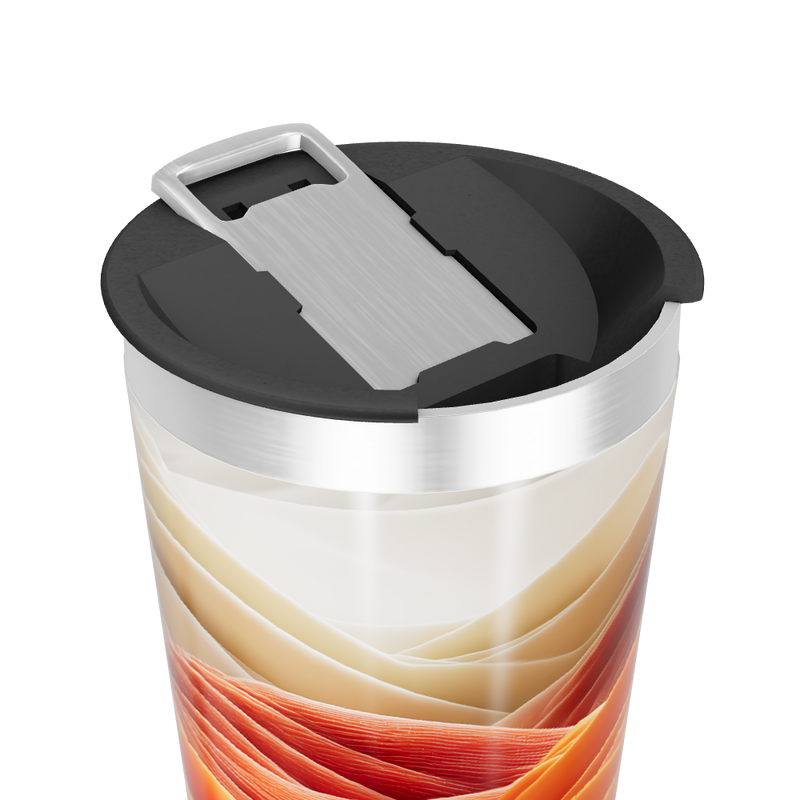 Copo Térmico - Paisagem Abstrata Colorida