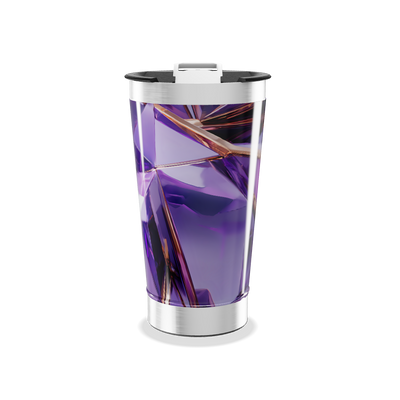 Copo Térmico - Roxo Cristal Aço Inox