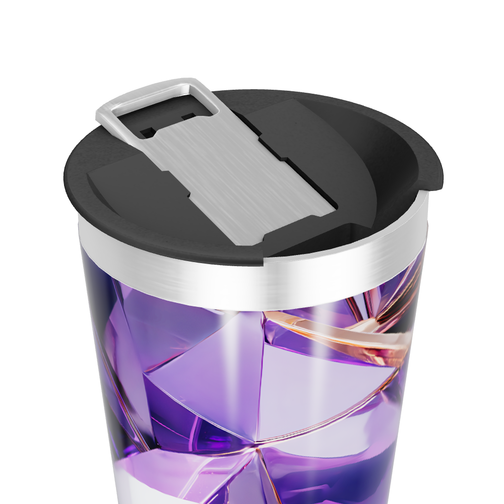 Copo Térmico - Roxo Cristal Aço Inox