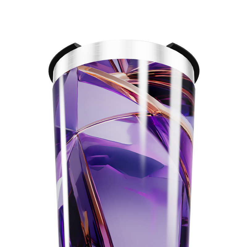 Copo Térmico - Roxo Cristal Aço Inox