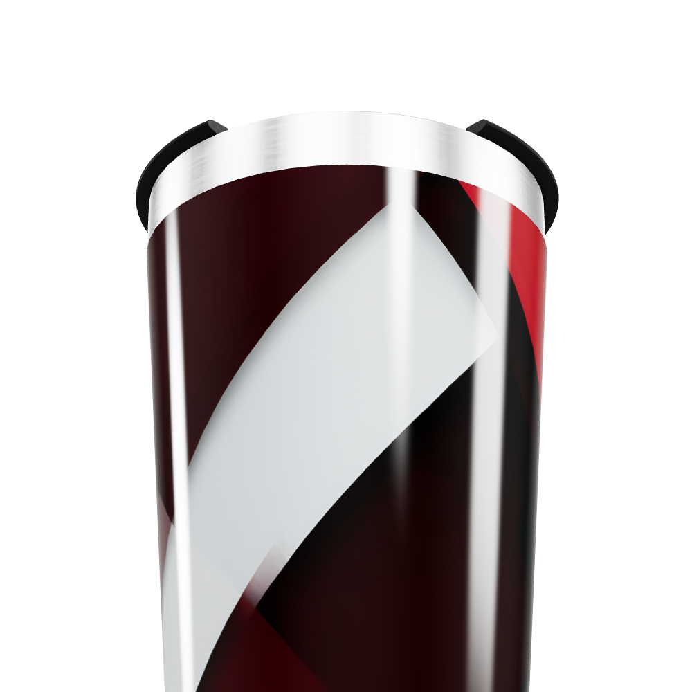 Copo Térmico - Preto com Faixa Branca