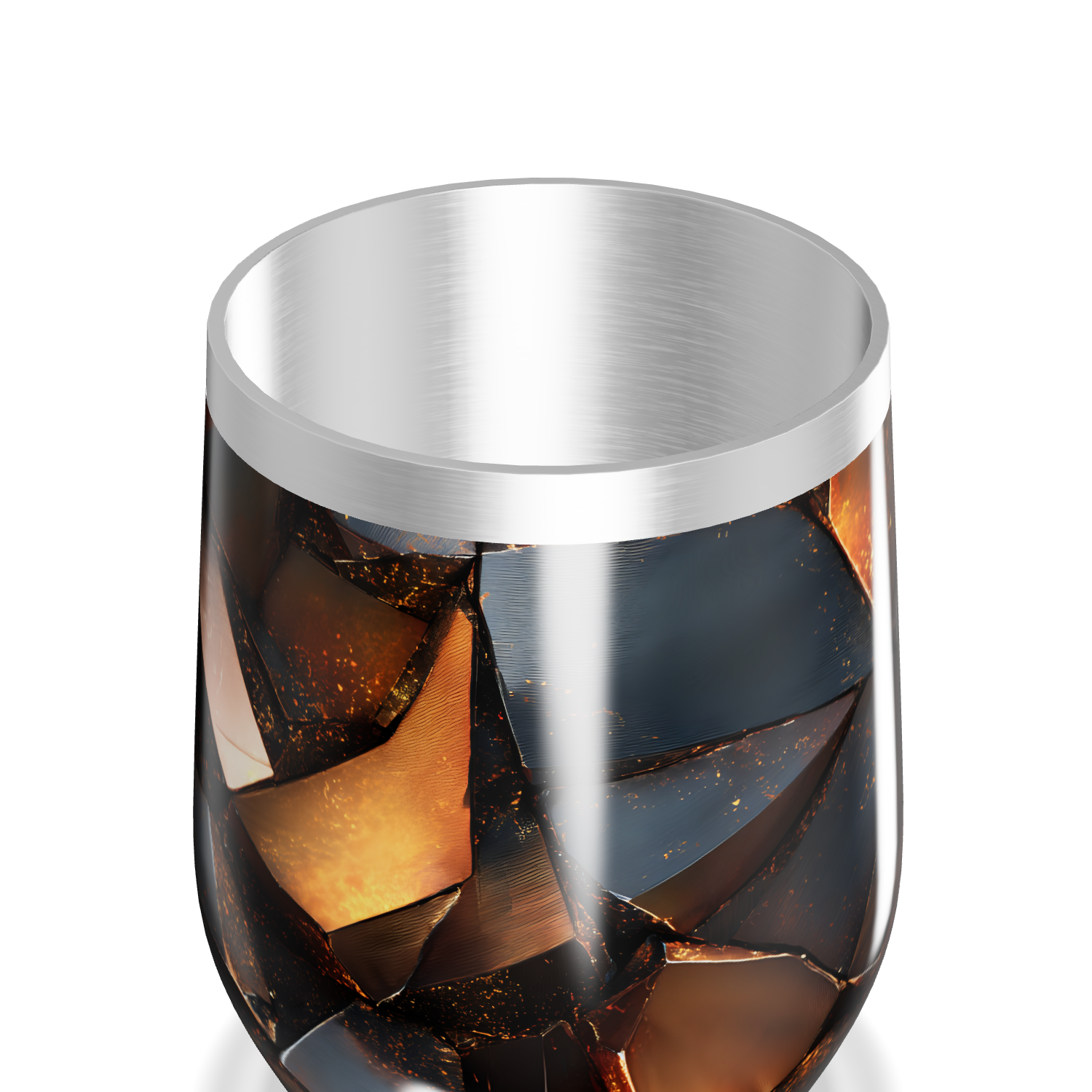 Copo Térmico Slim - Estampa Abstrata Vidro