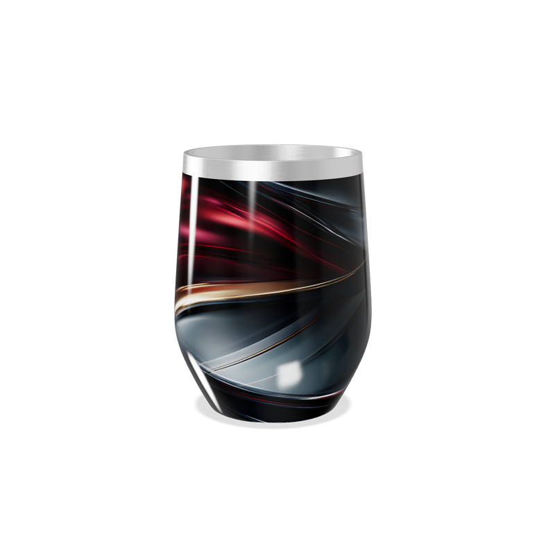 Copo Térmico Slim - Design Abstrato Aço Inox