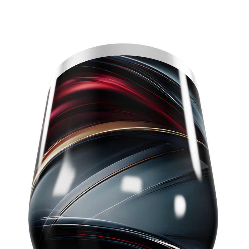 Copo Térmico Slim - Design Abstrato Aço Inox