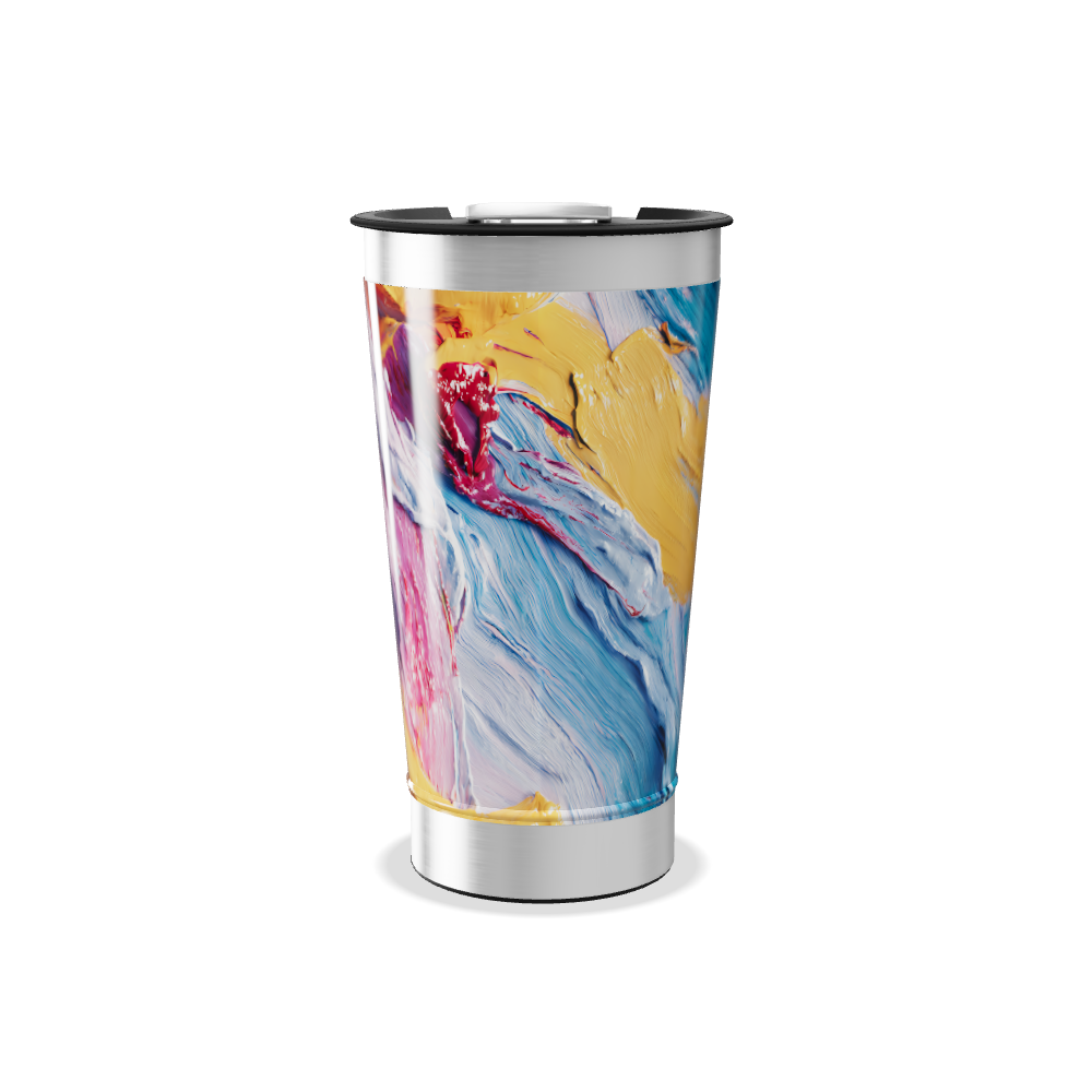 Copo Térmico - Aço Inox Estampa Colorida