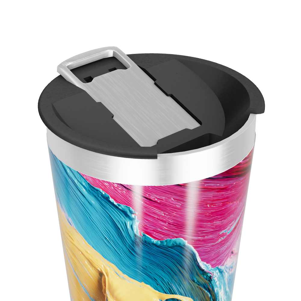 Copo Térmico - Aço Inox Estampa Colorida