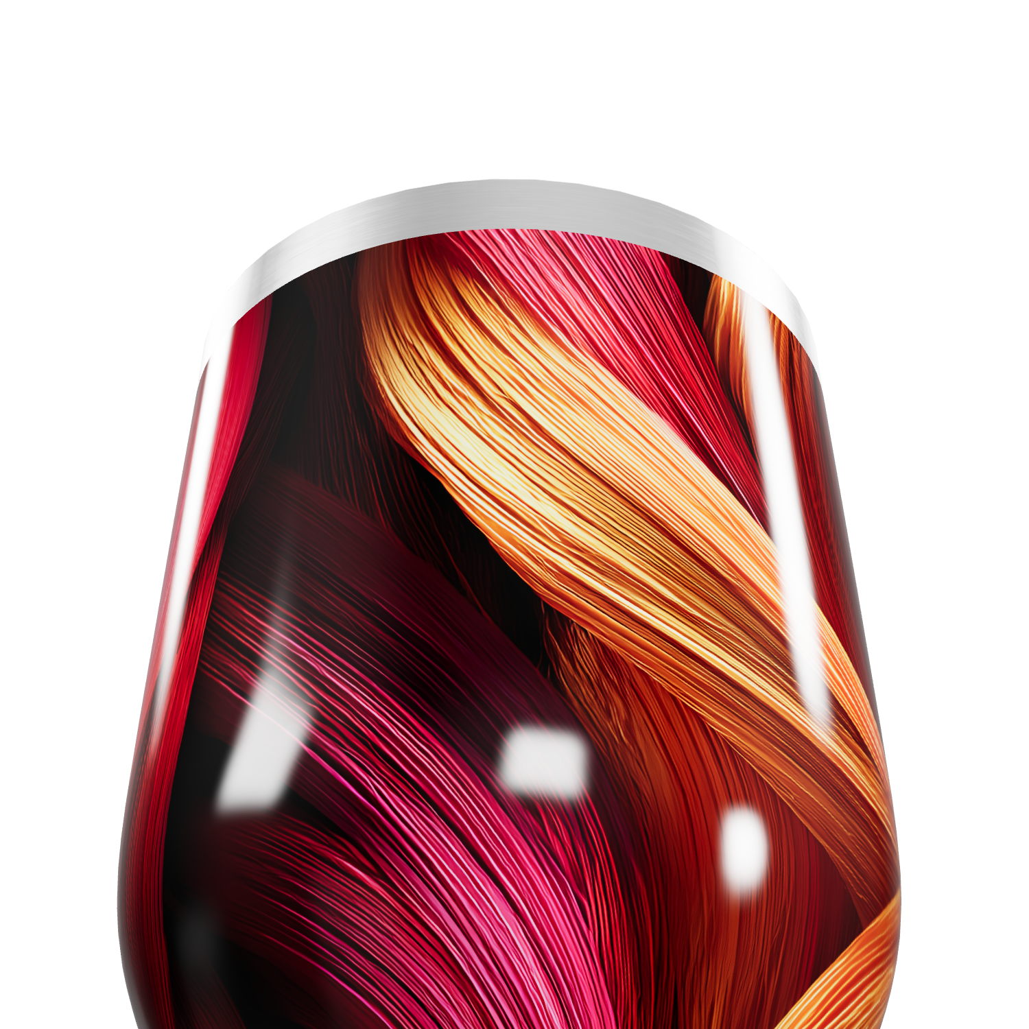 Copo Térmico Slim - Estampa Abstrata Colorida