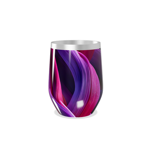 Copo Térmico Slim - Roxo Rosa Abstrato