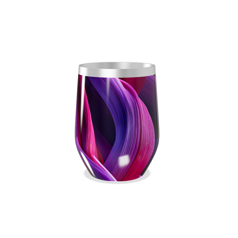 Copo Térmico Slim - Roxo Rosa Abstrato