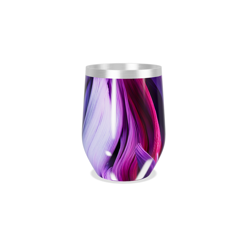 Copo Térmico Slim - Roxo Rosa Abstrato