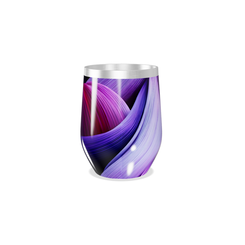 Copo Térmico Slim - Roxo Rosa Abstrato