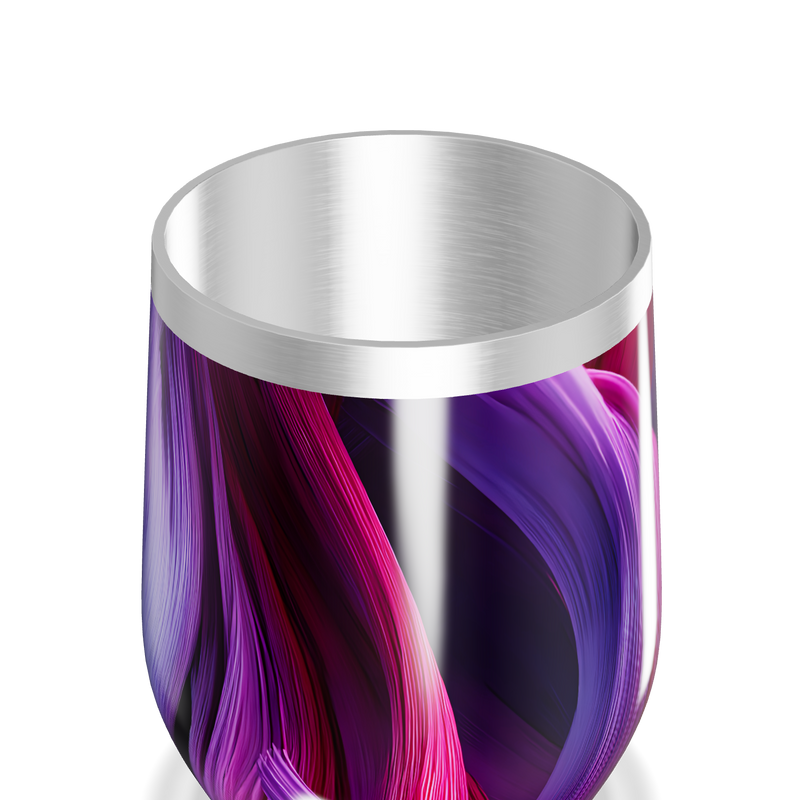 Copo Térmico Slim - Roxo Rosa Abstrato