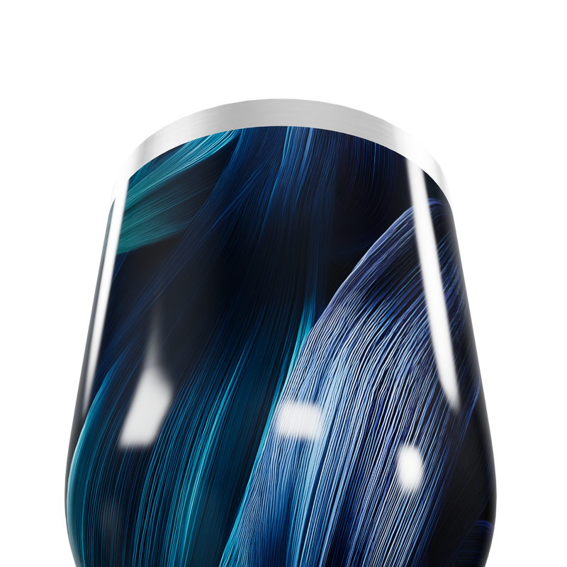 Copo Térmico Slim - Azul Preto Aço Inox