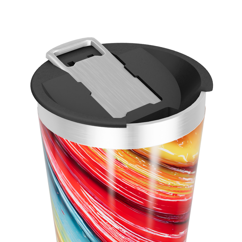 Copo Térmico - Colorido com Estampa Abstrata