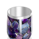 Copo Térmico Slim - Estampa Geométrica Roxa