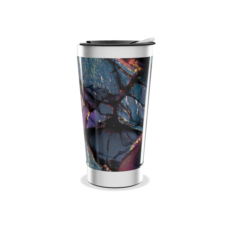 Copo Térmico - Estampa Colorida Abstrata