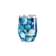 Copo Térmico Slim - Azulado com Estampa de Bolhas